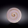Тарелка круглая WL-669713/A (23см) SPIRAL лавандовый цв.