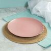 Тарелка обеденная DROPS розовый 24.8см