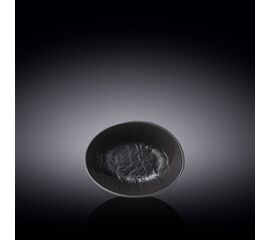 Салатник овальный WL-661118/A (13*10*6см) черный сланец