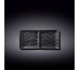 Блюдо прямоугольное WL-661135/A (27*13см) черный сланец