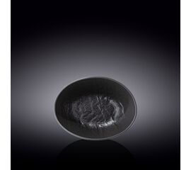 Салатник овальный WL-661119/A (19*15*6см) черный сланец