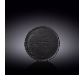 Тарелка круглая WL-661123/A (18см) черный сланец