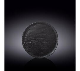Тарелка круглая WL-661124/A (20,5см) черный сланец