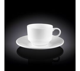 Чашка кофейная + блюдце WL-993039/AB (140мл)