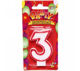 Свеча Цифра " 3 "