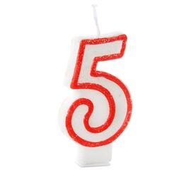 Свеча Цифра " 5"