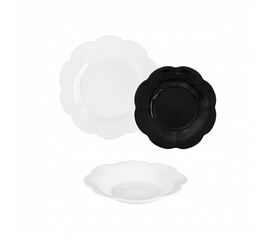 Набор столовый 18 предметов flore opal&black v0400