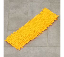 Насадка для плоской швабры Доляна, 43×13 см, 80 гр, микрофибра букли, цвет оранжевый 7372984