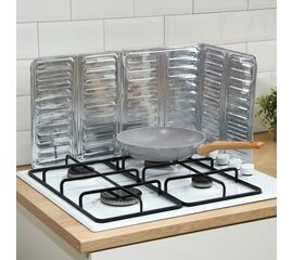 Защитное покрытие для установки на газовую плиту, 84×32,5 см 3959001