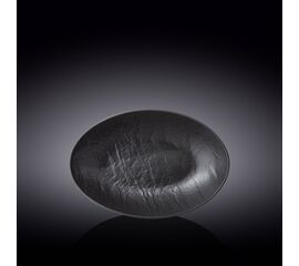 Салатник овальный WL-661120/A (25*16,5*6см) черный сланец