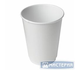Стакан 0.4л, (3шт) д/хол./гор., без печати  бел., двухслойный, картон 115294
