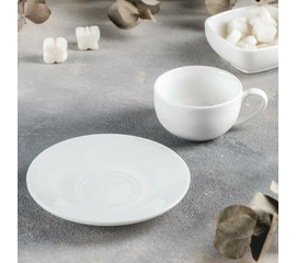 Чашка кофейная + блюдце WL-993002/AB (100мл)