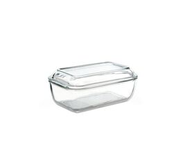 Масленка прозрачная 17см с крышкой N3913