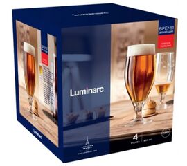 Набор бокалов для пива 620мл*4шт ВРЕМЯ ДЕГУСТАЦИЙ ТЮЛЬПАН P9241