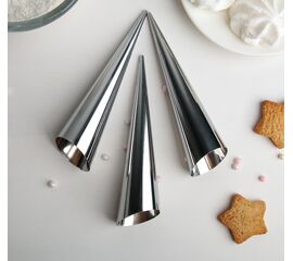 Набор форм для круассанов и трубочек, 3 шт, 12×3,5 см, 1823955