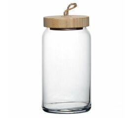 Банка 1,13л с бамбук. крышкой ВУДИ 43593SLB