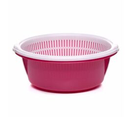 Набор дуршлаг с миской "StarPlast", 4,5 л (цвета в ассорт) VAR-94020