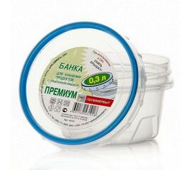 Банка 0,3л ПРЕМИУМ с герметичной крышкой C43101