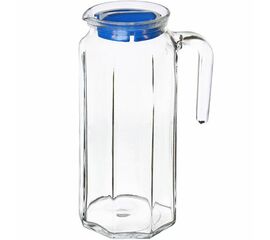 Кувшин 1 л ошем 80051SLBBL голубая крышка без коробки PASABAHCE