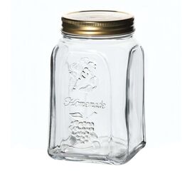 Банка с металлической крышкой ХОММЕЙД 1000 мл 80385SLB