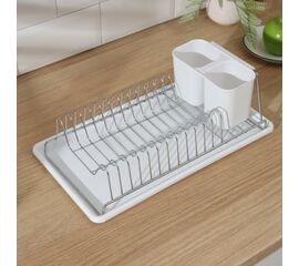 Сушилка для посуды с поддоном, 38,5х21,5х12,5 см, цвет МИКС 2355942