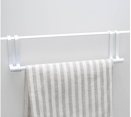 Держатель для полотенец на дверцу, цвет белый   5168778