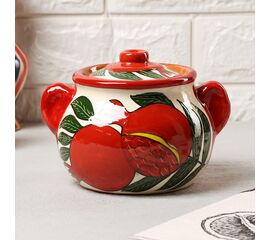 Сахарница 500мл Риштанская Керамика "Гранат", 10487614