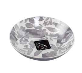 Тарелка суповая BLOOMING серая 20см