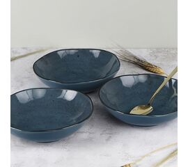 Тарелка суповая STONE синий 20см