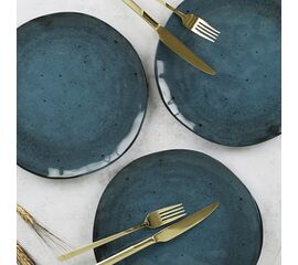 Тарелка обеденная STONE синий 26см