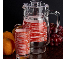 Набор питьевой 7пр БРАШМАНИЯ РЕД P7452