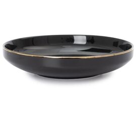 Тарелка суповая BLACK GOLD 19см