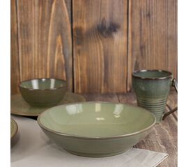 Тарелка суповая HELEZONE GREEN 22см