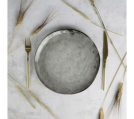 Тарелка обеденная 26см STONE DARK TDP574