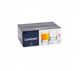 Набор стаканов 300мл*6шт ИСЛАНДИЯ низкие J0019