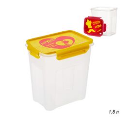 Контейнер КУХНЯ ЛОК ДЕКОР СВЧ 1.8л прямоугольный C76333