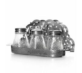 Набор для специй 3пр стекло 0190166