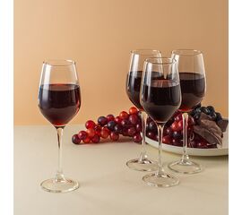 Набор бокалов 4шт 350мл ВРЕМЯ ДЕГУСТАЦИЙ ШАБЛИ P6817