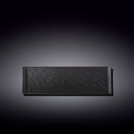Блюдо прямоугольное WL-661102/A (30*9,5см) черный сланец