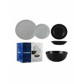 Набор столовый 19пр ДИВАЛИ БЛЭК ЭНД ГРАНИТ P4358