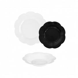 Набор столовый 18 предметов flore opal&black v0400