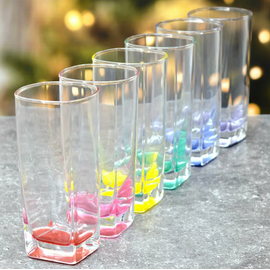 Набор стаканов 330мл*6шт STERLING RAINBOW высокий N0779