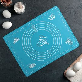 Коврик с разлиновкой Доляна «Эрме», толщина 1 мм, 38×28 см, цвет МИКС 762767