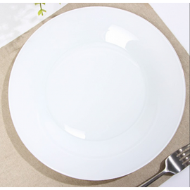 Тарелка обеденная 25см ЛИЛИ БЕЛЫЙ Q8714