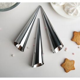 Набор форм для круассанов и трубочек, 3 шт, 12×3,5 см, 1823955