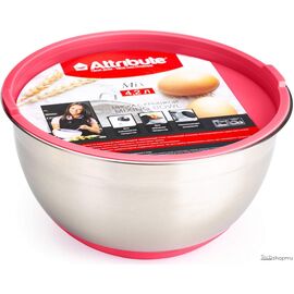Миска 4,2л с крышкой MIX ASS020