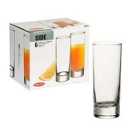 Набор стаканов 210мл*6шт высокие PASABAHCE Сайд 42438