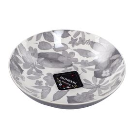 Тарелка суповая BLOOMING серая 20см