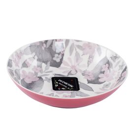 Тарелка суповая BLOOMING розовая 20см