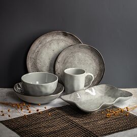 Салатник STONE серый 15см